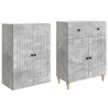 Ensemble de Meubles 2 pcs 66 x 34,5 x 90 cm Bois d'ingénierie 637966637966