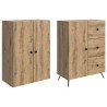 Ensemble de Meubles 2 pc Chêne artisanal Bois d'ingénierie 637967637967