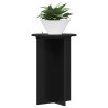Support de Plante 2 pcs Noir Ø40 x 60 cm Bois d'ingénierie 637971637971