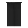 Support de Plante 2 pcs Noir Ø40 x 60 cm Bois d'ingénierie 637971637971