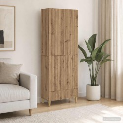 Ensemble de Meubles 2 pc Chêne artisanal Bois d'ingénierie 637975637975