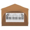 Tente de fête pop-up 575 x 288 x 245 cm Beige Tissu Oxford 637983637983