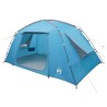 Tente Cabane avec toit Bleu 400 x 210 x 180 cm Polyester 637984637984
