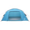 Tente Cabane avec toit Bleu 400 x 210 x 180 cm Polyester 637984637984