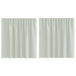 Rideaux en voile à œillets 2 pcs gris clair 637988637988