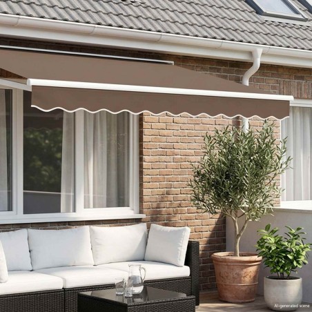 Remplacement de lambrequin Taupe 4,5 m Polyester 637990637990