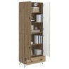Ensemble de Meubles 2 pc Chêne artisanal Bois d'ingénierie 637997637997