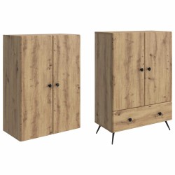 Ensemble de Meubles 2 pc Chêne artisanal Bois d'ingénierie 637997637997
