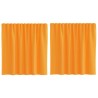 Rideaux en voile à œillets 2 pcs orange 638005638005