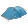Tente Cabane avec toit Bleu 8 personnes Polyester et Acier 638006638006