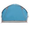 Tente Cabane avec toit Bleu 8 personnes Polyester et Acier 638006638006