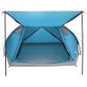 Tente Cabane avec toit Bleu 8 personnes Polyester et Acier 638006638006