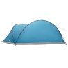 Tente Cabane avec toit Bleu 8 personnes Polyester et Acier 638006638006
