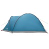 Tente Cabane avec toit Bleu 6 personnes Polyester et Acier 638007638007