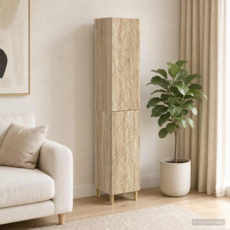 Ensemble de Meubles 2 pcs Chêne Sonoma Bois d'ingénierie 638018638018