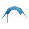 Tarp de camping résistant à l'eau Bleu 550 x 400 x 230 cm 638031638031