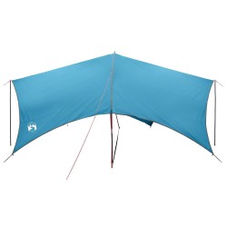 Tarp de camping résistant à l'eau Bleu 550 x 400 x 230 cm 638031638031