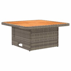 Ensembles de meubles 4 pcs Gris et bleu marine Rotin PE 638032638032
