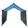 Tarp de camping avec murs en maille Bleu 340 x 260 x 220 cm 638033638033