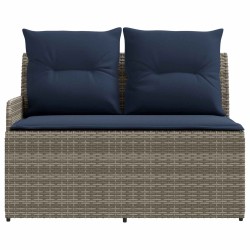 Canapé de jardin avec accoudoirs et table relevable 2 Pièce 638040638040