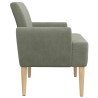 Canapé love seat avec capitonnage en boutons Gris clair 638057638057