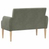 Canapé love seat avec capitonnage en boutons Gris clair 638057638057