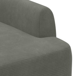 Canapé love seat avec capitonnage en boutons Gris clair 638057638057