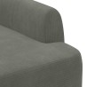 Canapé love seat avec capitonnage en boutons Gris clair 638057638057