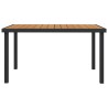 Table de jardin Marron 140x90x74 cm Aluminium et WPC 638061638061