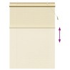 Store enrouleur Naturel 130 x 220 cm Bambou 638072638072