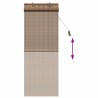 Store enrouleur Marron 40 x 160 cm Bambou 638076638076