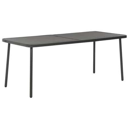 Table de jardin Gris foncé 180x83x72 cm Acier 638084638084