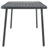 Table de jardin Gris foncé 180x83x72 cm Acier 638084638084