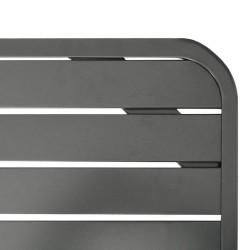 Table de jardin Gris foncé 180x83x72 cm Acier 638084638084