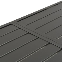 Table de jardin Gris foncé 180x83x72 cm Acier 638084638084