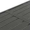 Table de jardin Gris foncé 180x83x72 cm Acier 638084638084