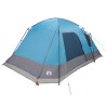 Tente Cabane avec toit Bleu 12-Personnes Polyester et Acier 638096638096