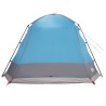 Tente Cabane avec toit Bleu 12-Personnes Polyester et Acier 638096638096