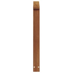 Accoudoir 2 pcs Naturel 60 x 6 x 61 cm Bois d'Acacia Massif 638098638098