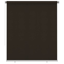 Store roulant d'extérieur 205 (l) x 230 (H) cm marron HDPE 638099638099