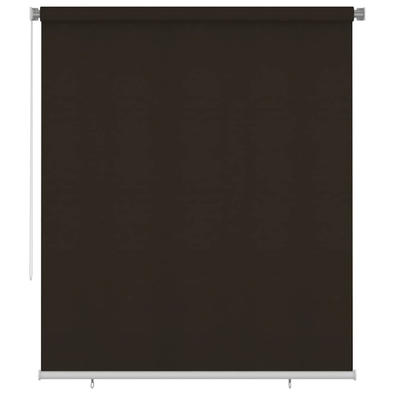 Store roulant d'extérieur 205 (l) x 230 (H) cm marron HDPE 638099638099