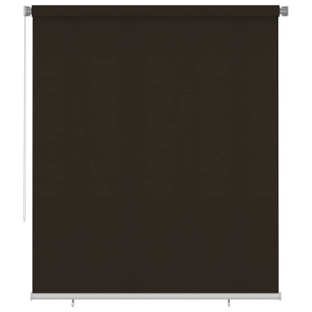 Store roulant d'extérieur 205 (l) x 230 (H) cm marron HDPE 638099638099