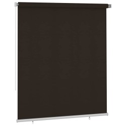 Store roulant d'extérieur 205 (l) x 230 (H) cm marron HDPE 638099638099