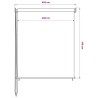Store roulant d'extérieur 405 (l) x 140 (H) cm beige 638100638100