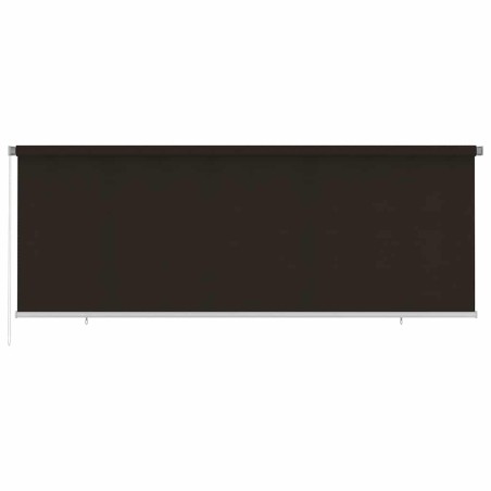 Store roulant d'extérieur 405 (l) x 140 (H) cm marron HDPE 638101638101