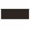 Store roulant d'extérieur 405 (l) x 140 (H) cm marron HDPE 638101638101