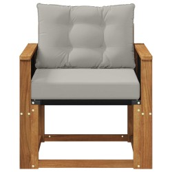 Sofa de milieu extérieur Bois d'Acacia Massif Naturel 638112638112