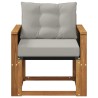 Sofa de milieu extérieur Bois d'Acacia Massif Naturel 638112638112