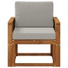 Sofa de milieu extérieur Bois d'Acacia Massif Naturel 638114638114