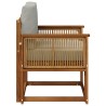 Sofa de milieu extérieur Bois d'Acacia Massif Naturel 638114638114